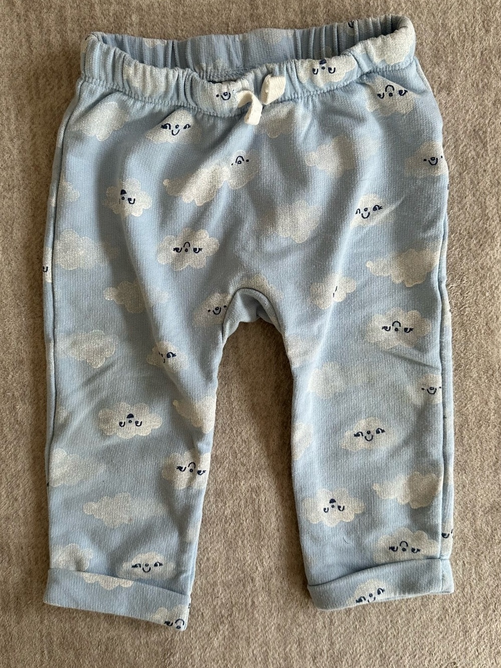Cat & Jack Cloud Print Baby Jogger Pants - 12m